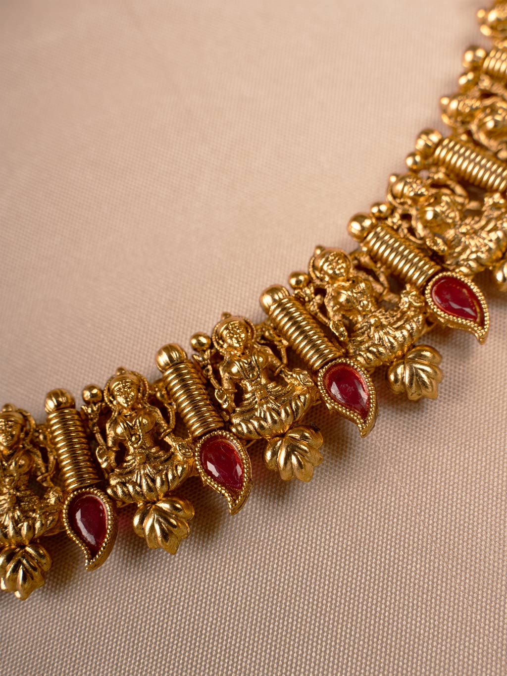 antique necklace detailed view