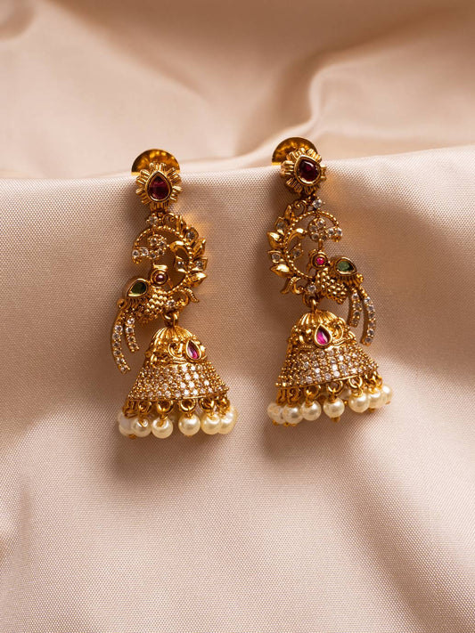 gold jhumka