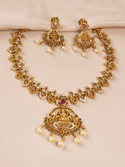 Antique Temple Jewellery design front view