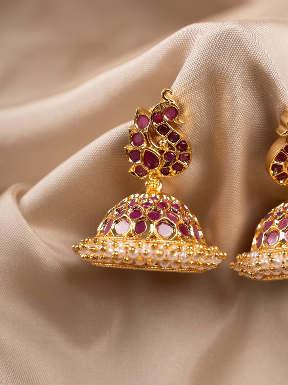 jhumka earring golden