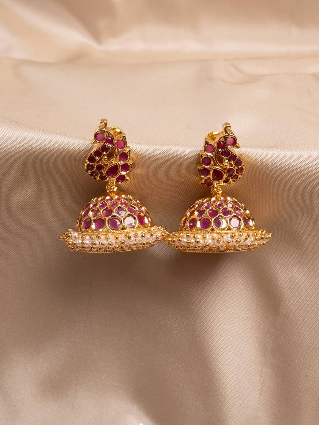 jhumka earring golden