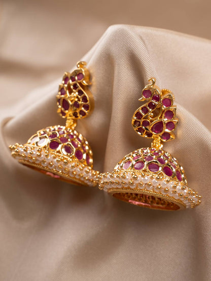 jhumka earring golden