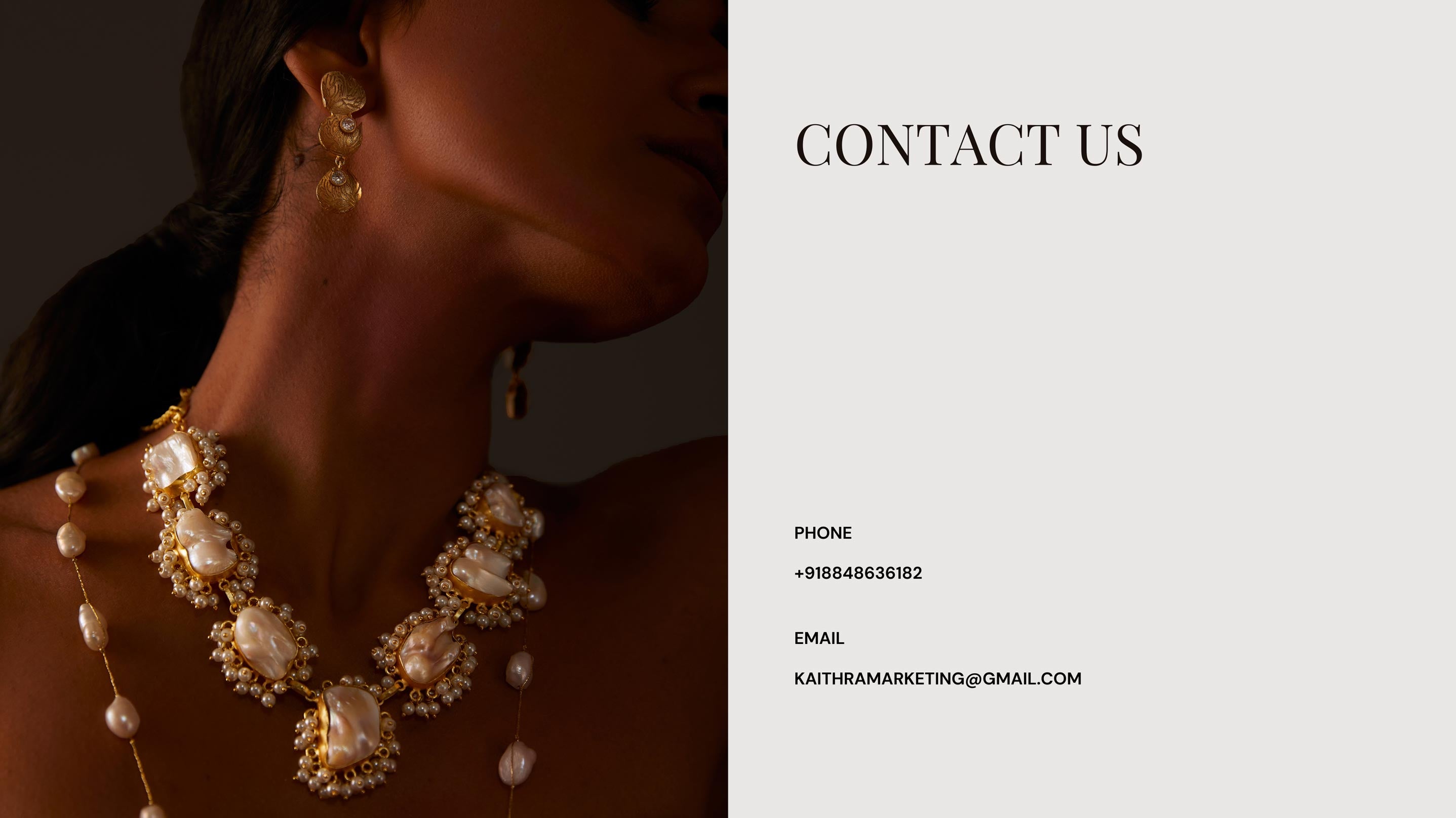 online jewellery store contact